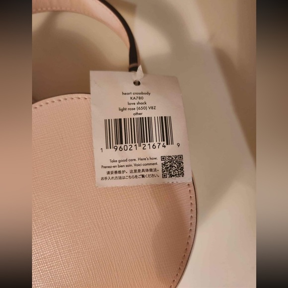 New Kate Spade Love Shack Embellished Heart Crossbody Bag - Picture 8 of 9